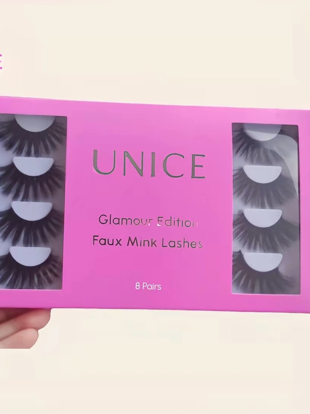 3D FAUX MINK EYELASHES - 8 PAIRS